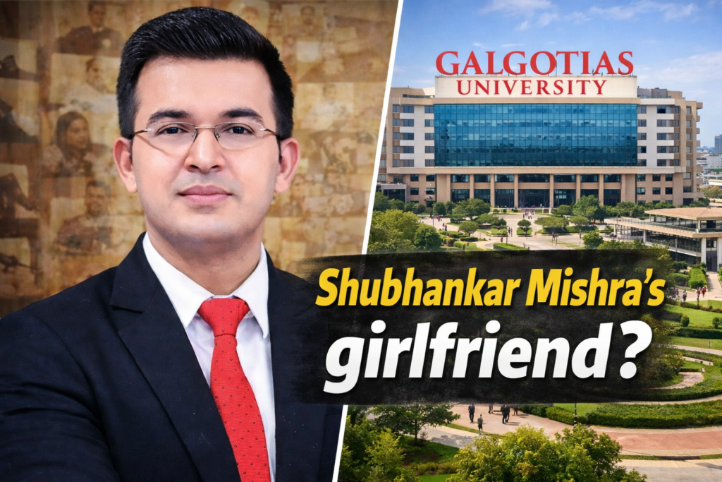 Shubhankar Mishra girlfriend Galgotias University journalist