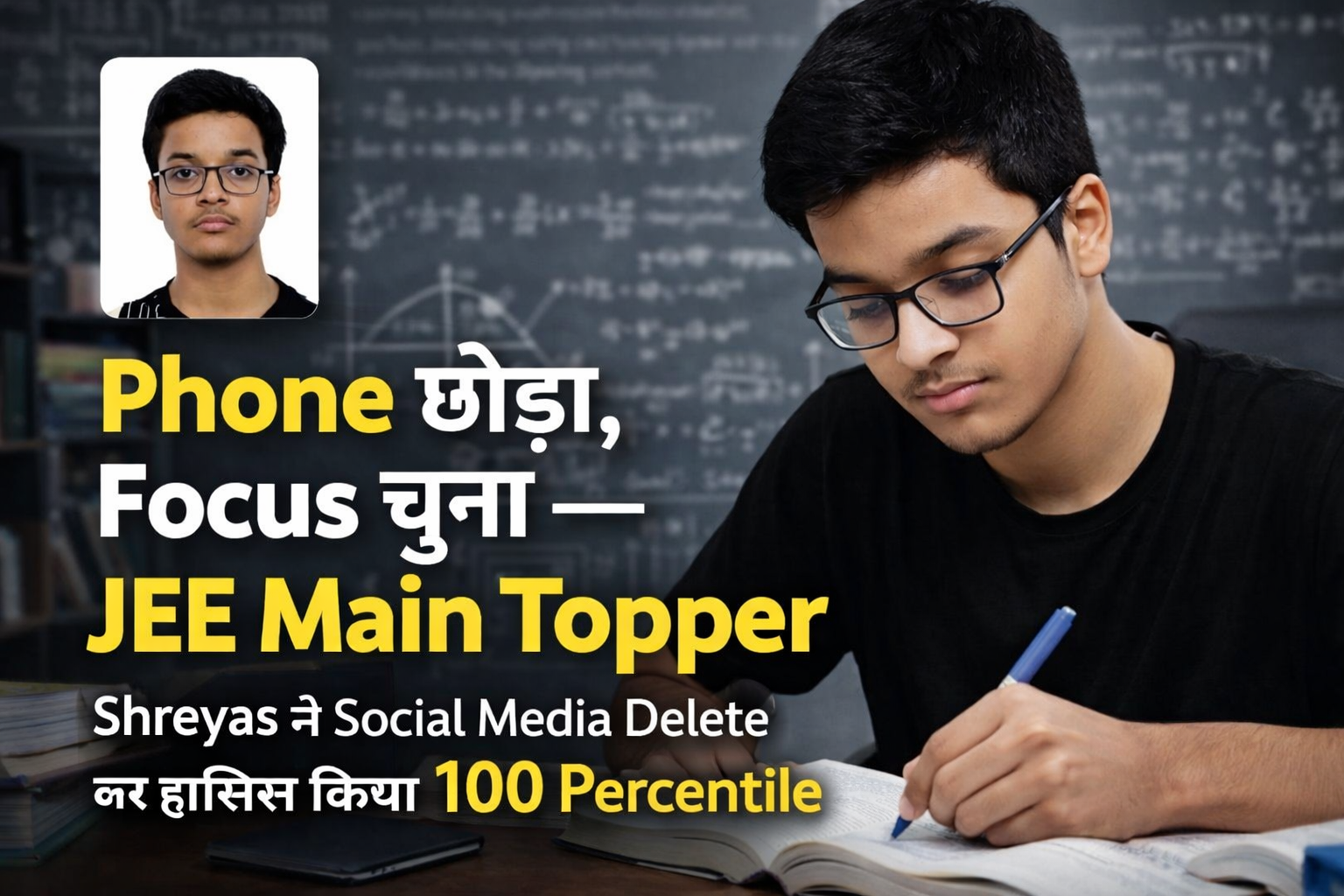 JEE Topper Shreyas success story