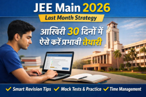 JEE Main exam 2026 strategy