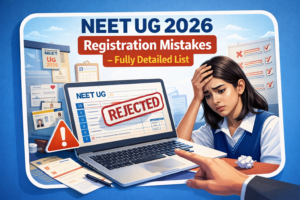 NEET UG 2026 registration mistakes
